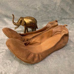 J.CREW, suede ballet flats